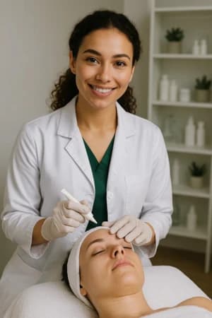 Selecionar cosméticos e protocolos personalizados