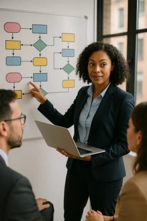 Mapear e modelar fluxos críticos da organização