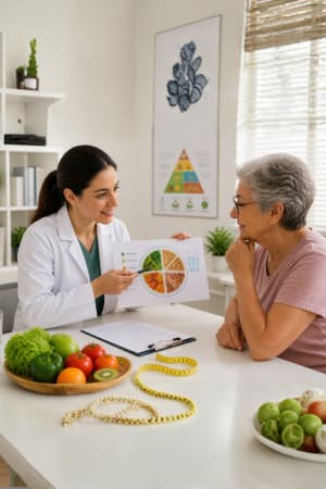 Preparar para terapia nutricional geriátrica