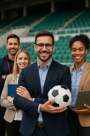 Liderar equipes e administrar recursos do esporte