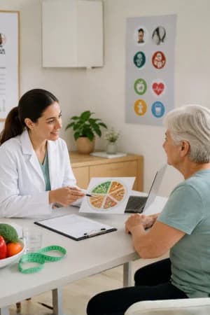 Ensinar nutrição aplicada ao envelhecimento
