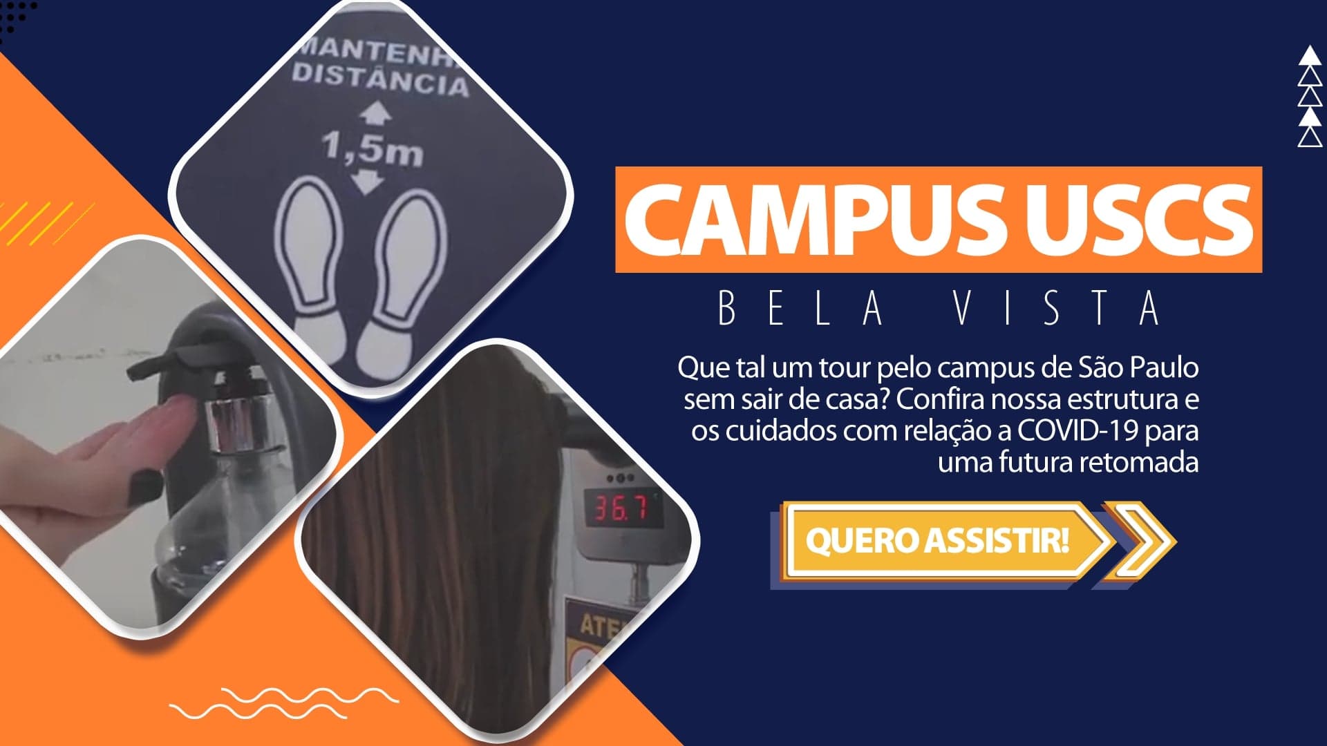 Campus USCS Bela Vista se reestruturou para atender todos os alunos com segurança