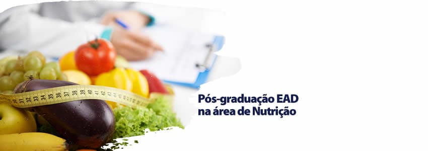 Pós-graduação EAD na área de Nutrição