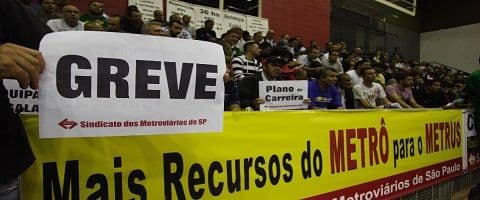 Metroviários de SP confirmam greve para a próxima quinta-feira (5)