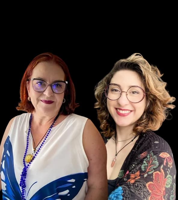 Ma. Eugenia Curvêlo e Ma. Paluana Luquiari