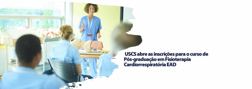 USCS abre as inscrições para o curso de Pós-graduação em Fisioterapia Cardiorrespiratória EAD