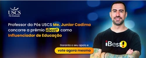 Junior Cadima, professor da Pós USCS, concorre ao Prêmio iBest