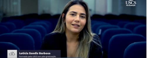 Faça como a Letícia: faça sua especialização em Fisioterapia Hospitalar na Pós USCS