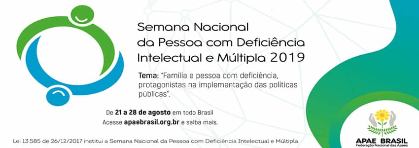 Apae promove uma semana especial sobre inclusão das pessoas com deficiência intelectual