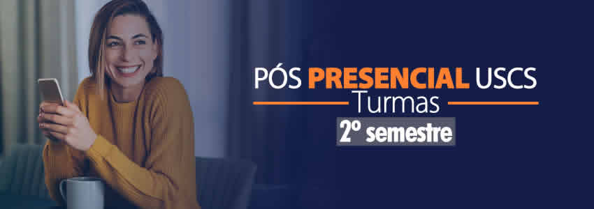 Pós USCS presencial: Turmas 2º Semestre 2020
