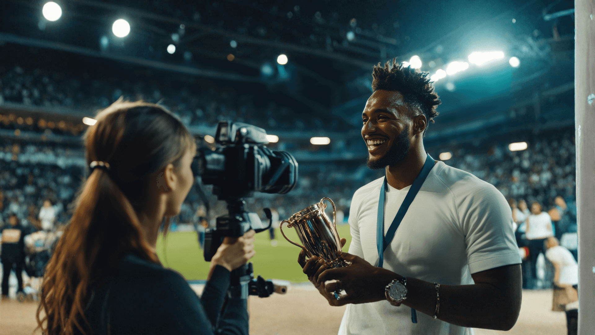 JORNALISMO ESPORTIVO: REPORTAGEM E ENTREVISTAS